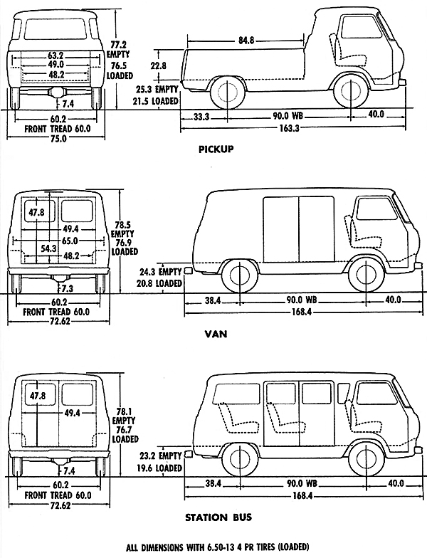 ford econoline height